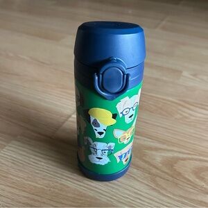 Pottery Barn Kids Blue Cool Dogs Thermos 12oz Branded